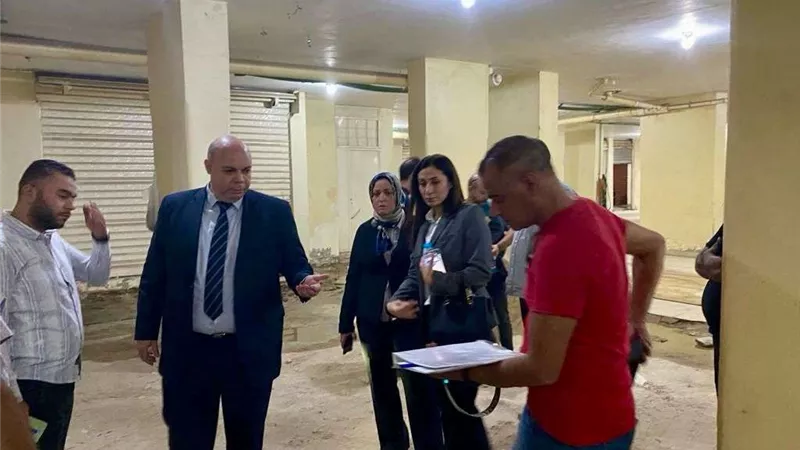 النيابة الإدارية تعاين موقع حريق مصنع للمجسمات المعمارية بمدينة نصر