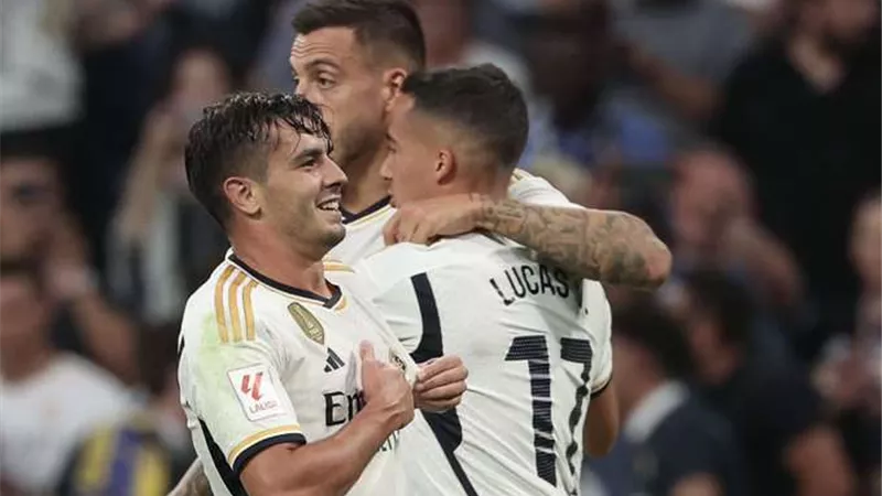 شوط مثير.. ريال مدريد يتقدم على لاس بالماس بهدف نظيف 