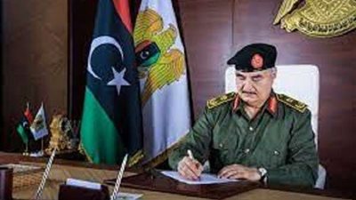 إعلام القيادة الليبية: المشير خليفة حفتر التقى وزير الدفاع الروسي
