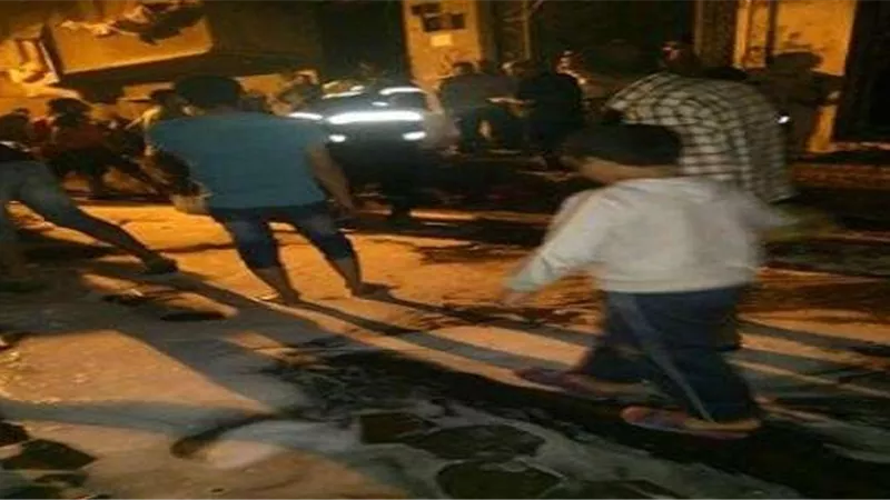 نشوب حريق بقطعة أرض فضاء بسوهاج