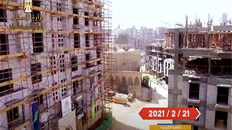 بالفيديو | تضم 79 عمارة تراثية.. منطقة «سور مجرى العيون» بعد تشطيب الواجهات