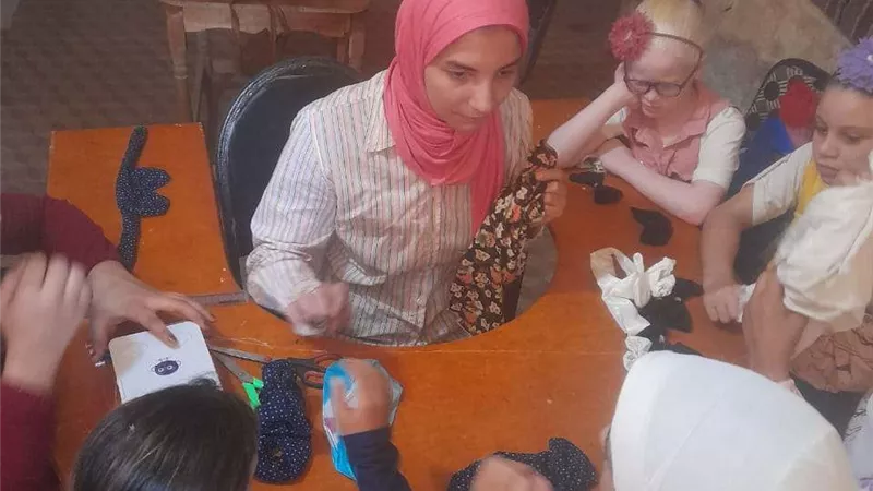 انطلاق فعاليات ورش الأشغال الفنية لذوي الهمم بمركز صدفا بأسيوط