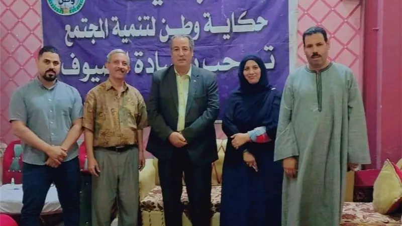 جمعية حكاية وطن تنظم قافلة طبية بقرية بني مر بأسيوط