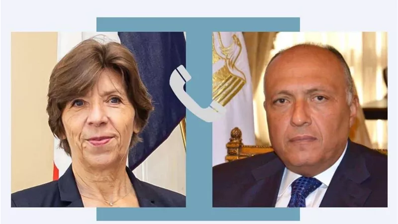 مصر تبحث مع فرنسا جهود وقف التصعيد بين الجانبين الفلسطيني والإسرائيلي