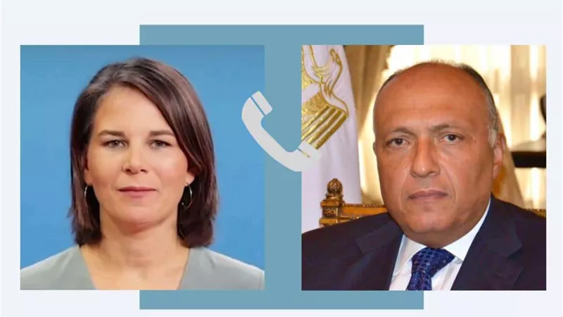 شكري يُجري اتصالاً هاتفياً بنظيرته الألمانية لاحتواء التصعيد بين الفلسطينيين والإسرائيليين