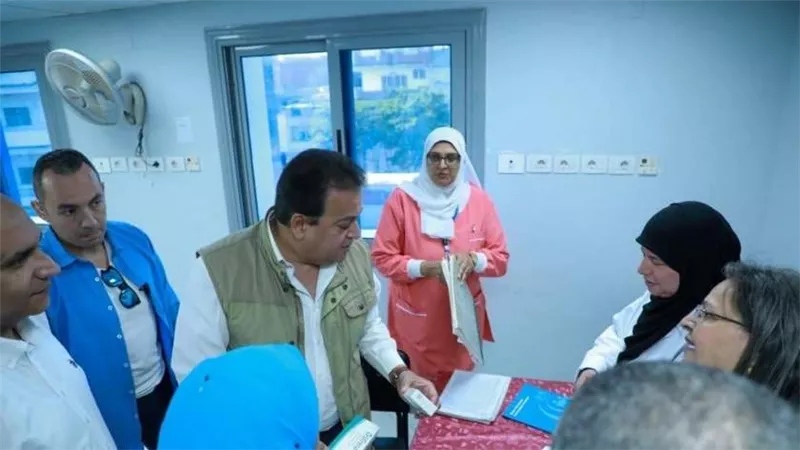 متابعة مؤشرات أداء حملة «100 يوم صحة»  بمحافظة الغربية بعد مد أعمال الحملة