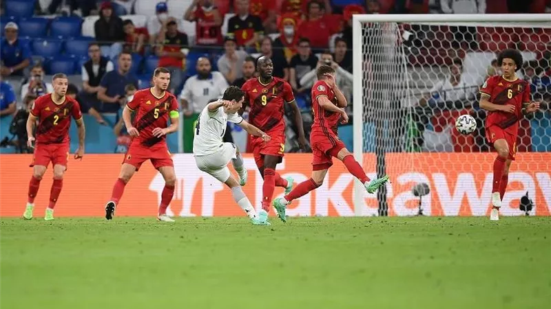 إيطاليا تفوز على بلجيكا وتتأهل إلى نصف نهائي 