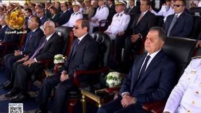 بدء حفل تخرج دفعة جديدة من طلاب كلية الشرط بحضور السيسي وعددًا من الشخصيات العامة