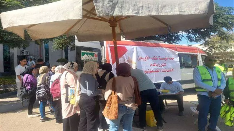 مؤسسات من التحالف الوطني تطلق حملات للتبرع بالدم لأشقائنا في فلسطين