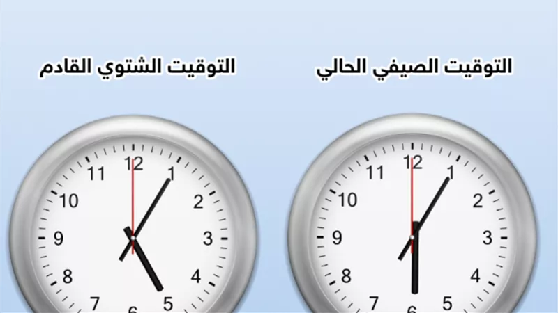 اضبط ساعتك.. موعد تطبيق التوقيت الشتوي 2023