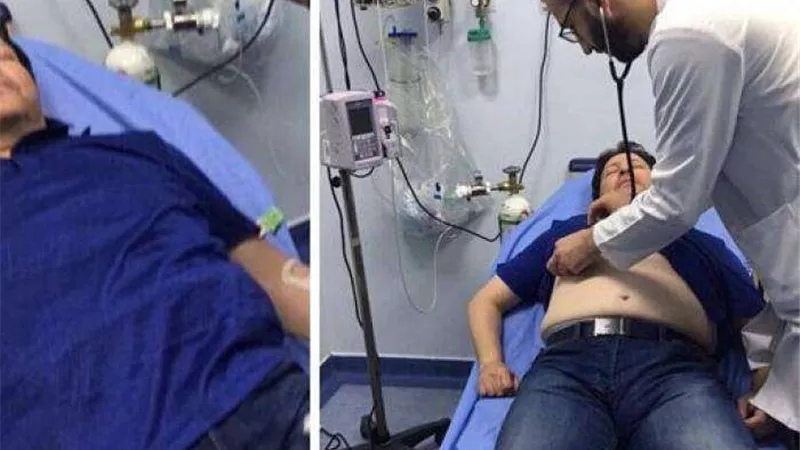بالفيديو.. هاني شاكر يتعرض لأزمة صحية
