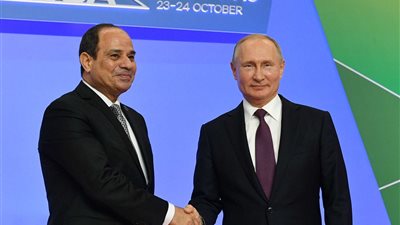 السيسى وبوتين يتوافقان على توفير النفاذ الآمن للمساعدات الإنسانية لغزة