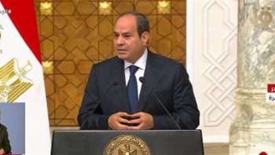 السيسي يؤكد على أن مصر ثابتة على موقفها الداعم للحق الفلسطيني