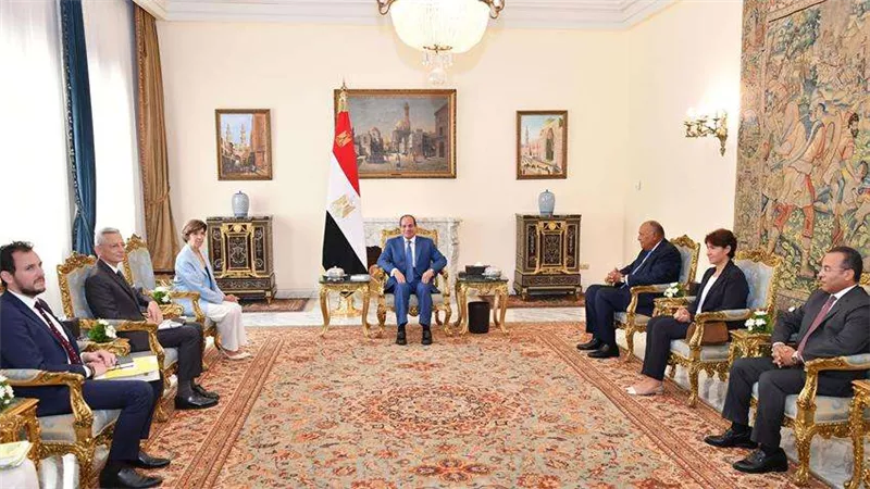 السيسي يستقبل 