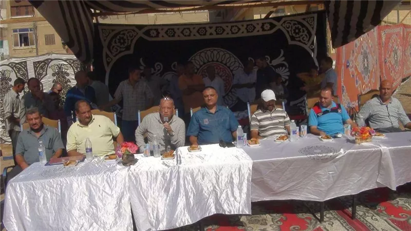 رئيس مدينة أشمون بالمنوفية يشهد اصطفاف المعدات والآليات الهندسية