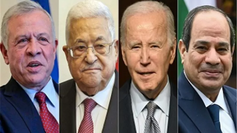 بمشاركة السيسي.. قمة رباعية في الأردن لحل القضية الفلسطينية