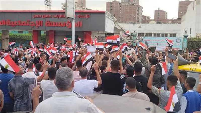 مسيرة بالقليوبية ضد العدوان والمجازر الإسرائيلية