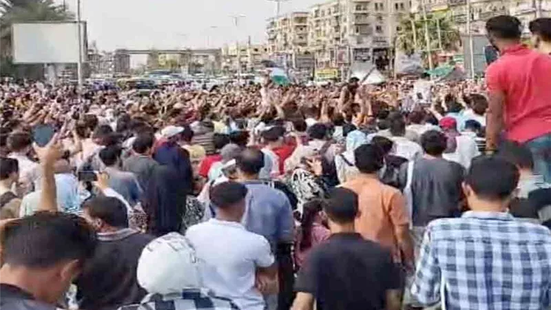 طلاب جامعة القاهرة ينظمون وقفة تضامنية مع قطاع غزة