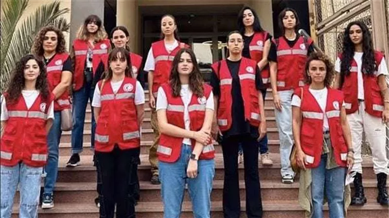 هنادى مهنا ومايان السيد وآيه سماحة يشاركون في حملات الهلال الأحمر لدعم فلسطين
