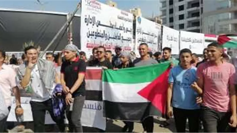 أداء صلاة الغائب على الشهداء الفلسطينيين عقب صلاة الجمعة في شمال سيناء