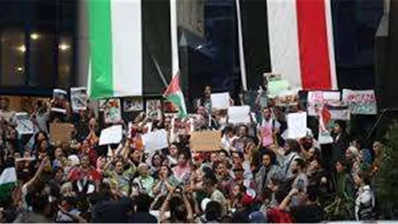 الداخلية تؤمن المظاهرات الداعمة للرئيس تجاه القضية الفلسطينية