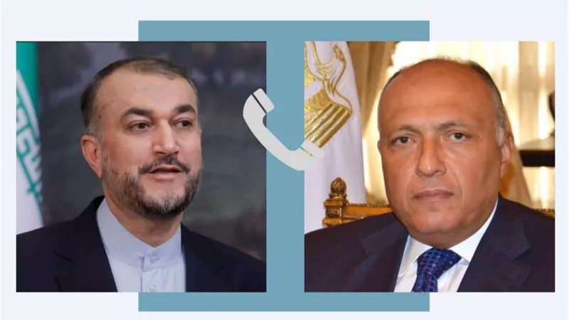 وزير الخارجية يتلقى اتصالاً من نظيره الإيراني لبحث مستجدات الأوضاع في غزة