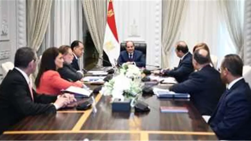 السيسي يشدد على مواصلة بذل أقصى جهد للحد من آثار الأزمة الاقتصادية العالمية