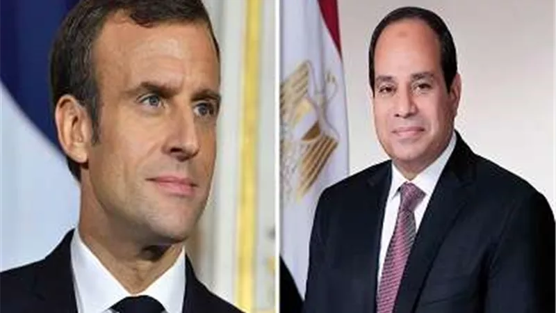 قمة مصرية فرنسية بالقاهرة اليوم