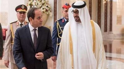 ولي عهد أبو ظبي يهنئ الرئيس السيسي بمناسبة عيد الأضحى