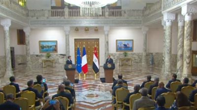 عاجل| بث مباشر للمؤتمر الصحفي بين السيسي ونظيره الفرنسي