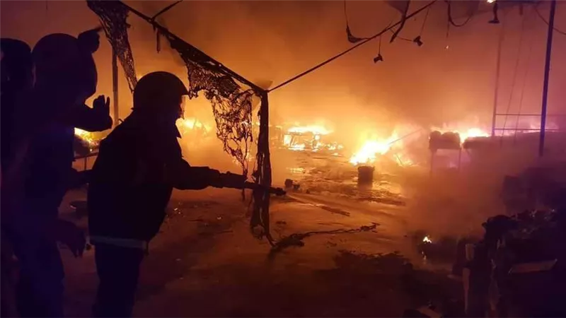 انفجار في سوق شعبي في مدينة الصدر ببغداد