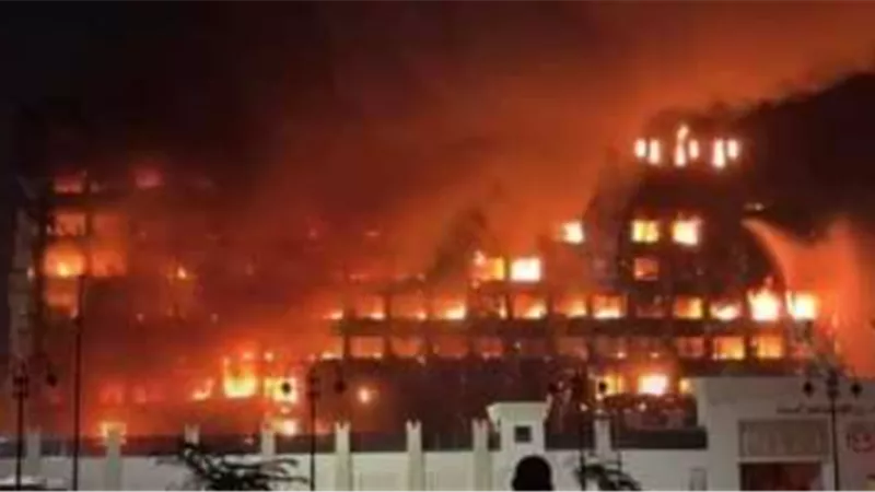 السيطرة على حريق غرفة كهرباء بعقار خلف مبنى محافظة الجيزة