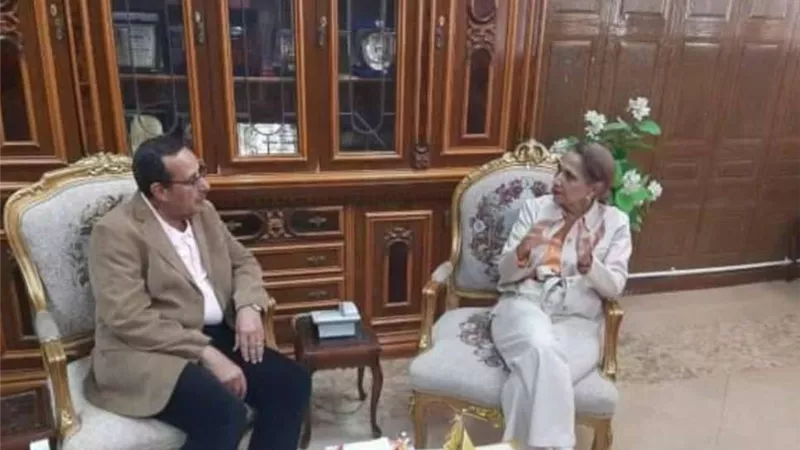 محافظ شمال سيناء يلتقي سفيرة كولومبيا خلال زيارتها العريش