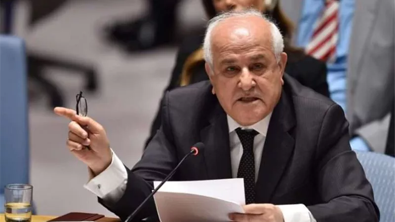 مندوب فلسطين لدى الأمم المتحدة: على إسرائيل إيقاف الحرب وإنقاذ المدنيين الفلسطينيين في قطاع غزة