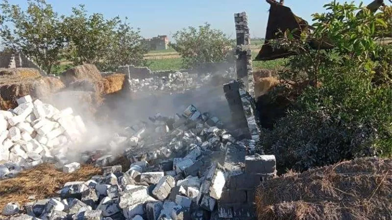 محافظ المنوفية: تنفيذ إزالات فورية لـ 18 حالة تعد على الأراضي خلال عيد الأضحى