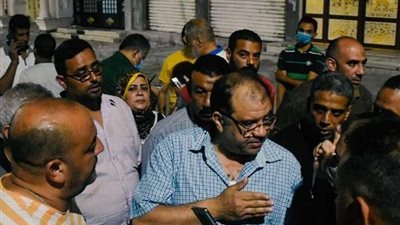 محافظ الإسكندرية يكلف لجنة هندسية عاجلة  لمعاينة وفحص عقار بحري المائل