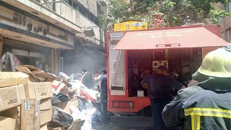 السيطرة على حريق 