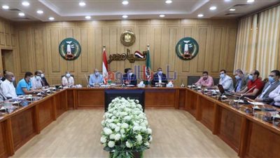 محافظ المنوفية يناقش نسب تنفيذ الأعمال بالمبادرة الرئاسية 