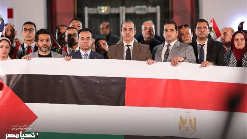 حملة السيسي أبرز المتضامنين مع فلسطين| تفاصيل