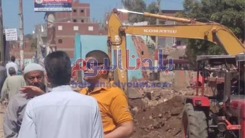 لخدمة العملية التعليمية.. إنشاء جناح جديد بمدرسة خالد بن الوليد بجريس بالمنوفية