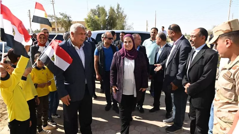 وزيرة التضامن: تفتتح مركز تنمية الأسرة والطفل ضمن المبادرة الرئاسية «حياة كريمة»