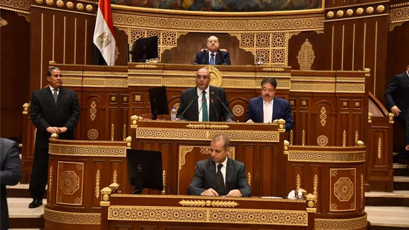رئيس الشيوخ يعترض علي خروج النواب عن النص أثناء الجلسة العامة