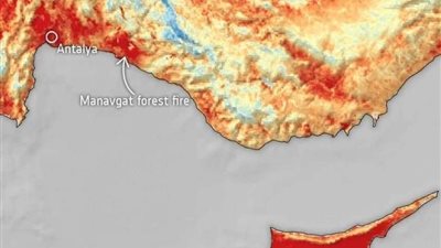 الأرصاد الجوية: البحر المتوسط يحترق