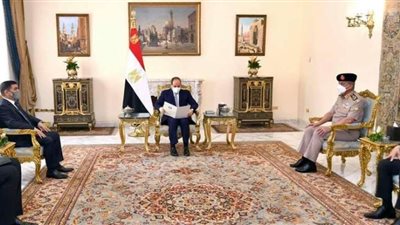 الرئيس السيسي يستقبل الفريق عناد سعدون وزير الدفاع العراقي