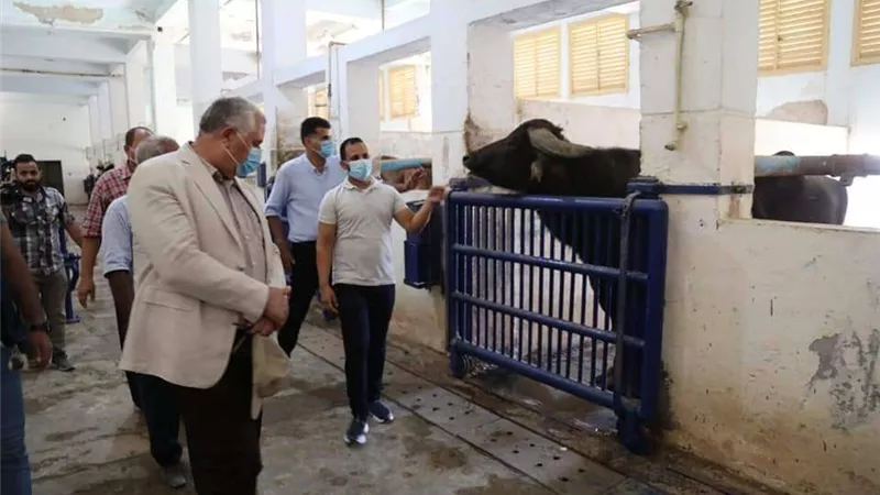 بالصور | وزير الزراعة يتفقد مركز التلقيح الاصطناعي بالإسكندرية