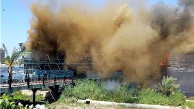 متحدث القاهرة يكشف تفاصيل نشوب حريق بمركب نيلي في الزمالك