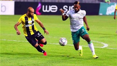 المصري يفوز على المقاولون العرب بثلاثية في الدوري