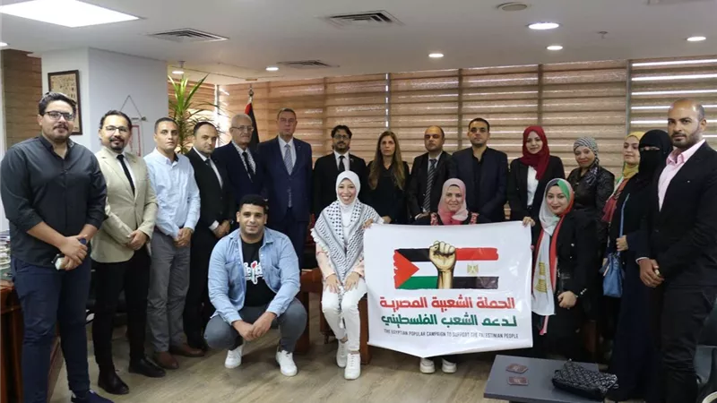 الحملة الشعبية لدعم الشعب الفلسطيني تلتقي السفير دياب اللوح.. وتعلن إطلاق أولى قوافلها