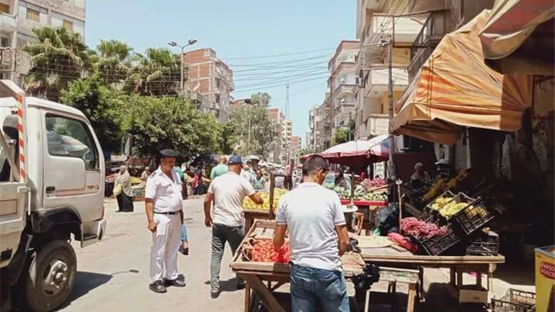 رفع 1763 إشغال طريق مخالفة خلال يومين بالبحيرة