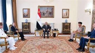 السيسي يلتقي مع وزير القوات المسلحة الفرنسي